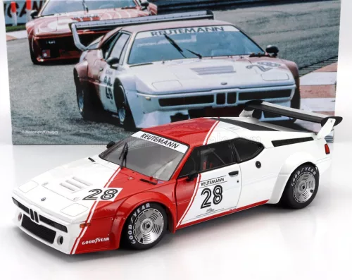 Werk 83 - BMW M1 M88 3.5L TEAM BMW MOTORSPORT N 28 PROCAR SERIES SEASON 1979 CARLOS REUTEMANN WHITE RED