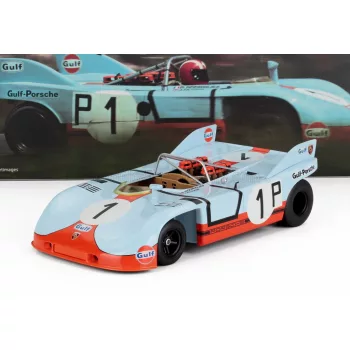   Werk 83 - PORSCHE SPIDER TEAM GULF N 1 2nd 1000km NURBURGRING 1971 PEDRO RODRIGUEZ - JO SIFFERT LIGHT BLUE ORANGE