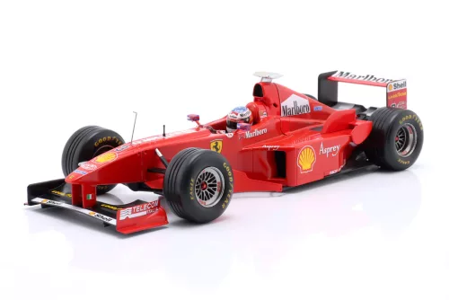 Werk 83 - 1:18 Ferrari F300 #3 M. Schumacher Pole Position & Winner Italian GP (Monza) Formula 1 1998 - with driver figure - 