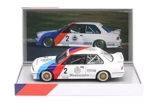 Werk 83 - BMW 3-SERIES M3 (E30) TEAM ZAKSPEED BMW N 2 CHAMPION DTM SEASON 1987 ERIC VAN DE POELE WHITE BLUE RED