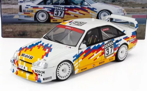 Werk 83 - OPEL OMEGA 3000 EVO 500 TEAM IRMSCHER N 37 DTM SEASON 1991 VOLKER STRYCEK WHITE YELLOW