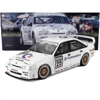   Werk 83 - OPEL OMEGA 3000 EVO 500 TEAM EGGENBERGER MOTORENBAU N 25 SEASON DTM 1991 KLAUS NIEDZWIEDZ WHITE