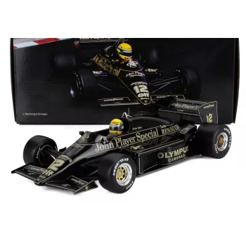   Werk 83 - LOTUS F1 97T RENAULT TURBO TEAM LOTUS JPS N 12 MONACO GP 1985 AYRTON SENNA - ENGINE DETAILS - DETTAGLIO MOTORE BLACK GOLD