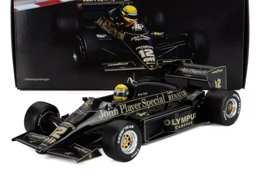 Werk 83 - LOTUS F1 97T RENAULT TURBO TEAM LOTUS JPS N 12 MONACO GP 1985 AYRTON SENNA - ENGINE DETAILS - DETTAGLIO MOTORE BLACK GOLD