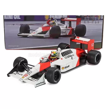   Werk 83 - McLAREN F1 MP HONDA N 12 WORLD CHAMPION WINNER BRITISH GP 1988 AYRTON SENNA RED WHITE