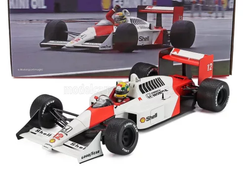 Werk 83 - McLAREN F1 MP HONDA N 12 WORLD CHAMPION WINNER BRITISH GP 1988 AYRTON SENNA RED WHITE