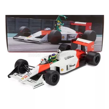   Werk 83 - McLAREN F1 MP HONDA N 12 (AYRTON SENNA'S CAR) DEMO RUN INTERLAGOS BRAZILIAN GP 2019 BRUNO SENNA WHITE RED