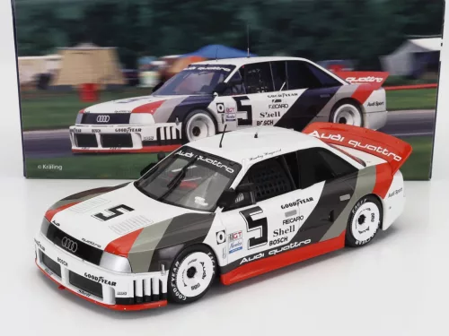 Werk 83 - AUDI 90 QUATTRO IMSA GTO TEAM AUDI SPORT N 5 2nd LAGUNA IMSA 1989 HURLEY HAYWOOD WHITE GREY RED