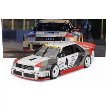   Werk 83 - AUDI 90 QUATTRO TEAM AUDI SPORT N 4 IMSA SEARS POINT 1989 HANS JOACHIM STUCK WHITE GREY RED