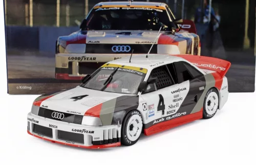 Werk 83 - AUDI 90 QUATTRO TEAM AUDI SPORT N 4 IMSA SEARS POINT 1989 HANS JOACHIM STUCK WHITE GREY RED