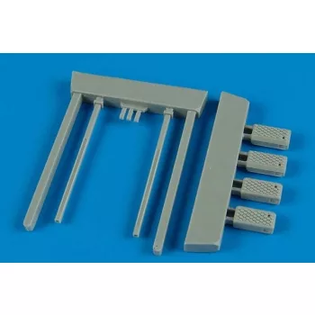 Wheelliant - US. Navy poly. wheel chock NWC-4/5