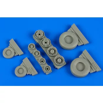 Wheelliant - F-14A Tomcat weighted wheels f. HobbyBos