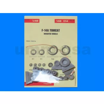 Wheelliant - F-14A Tomcat weighted wheels f.Tamiya