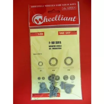   Wheelliant - F-16I Sufa Weighted Wheels(Gy Produktion For Hasegawa