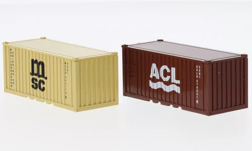Wiking - Zubehörpackung 20' Container, 1965, 1:87