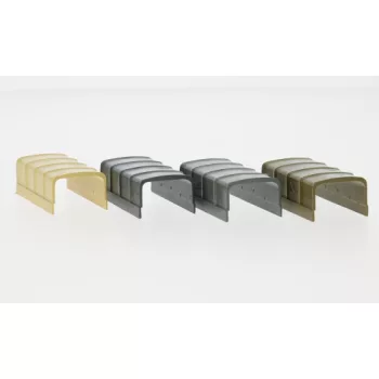   Wiking - Zubehör Zubehörpackung – Planen, grau/beige, 1950, 1:87