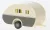 Wiking - Sportberger Wohnwagen, beige/grau, 1950, 1:87