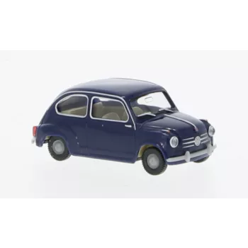 Wiking - Fiat 600, dunkelblau, 1955, 1:87