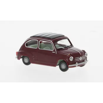 Wiking - Fiat 600, dunkelrot, 1:87