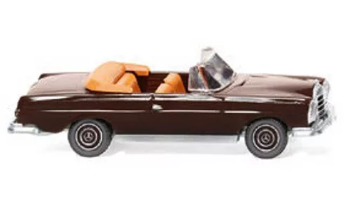 Wiking - Mercedes 280 SE Cabriolet, dunkelbraun, 1967, 1:87