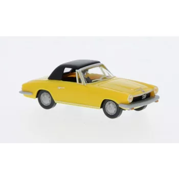 Wiking - BMW 1600 GT Cabrio, gelb, 1967, 1:87