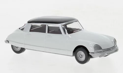 Wiking - Citroen DS Pallas, hellgrau/schwarz, 1956, 1:87