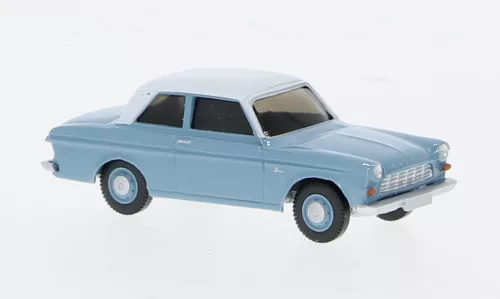 Wiking - Ford Taunus 12M, hellblau/weiss, 1962, 1:87