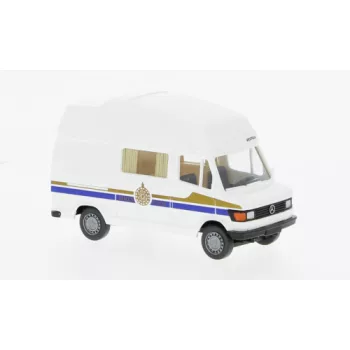   Wiking - Mercedes MB 207 D James Cook, weiss/Dekor, 1977, 1:87