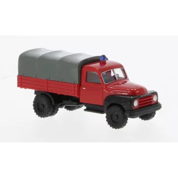 Wiking - Hanomag L28 Pritsche, 1950, Feuerwehr, 1:87