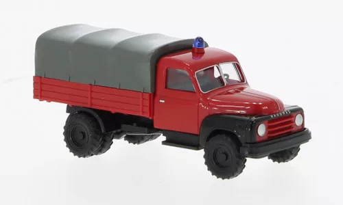Wiking - Hanomag L28 Pritsche, 1950, Feuerwehr, 1:87