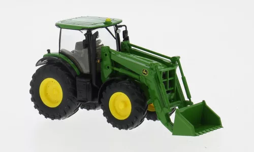 Wiking - John Deere 7260R mit Frontlader, grün, 1:87