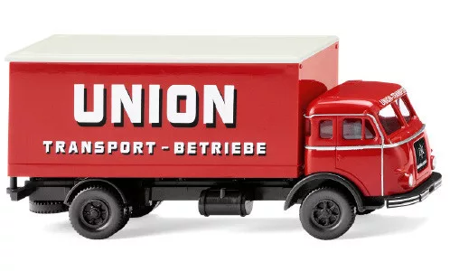 Wiking - Henschel Koffer-LKW, 1955, Union Transport, 1:87