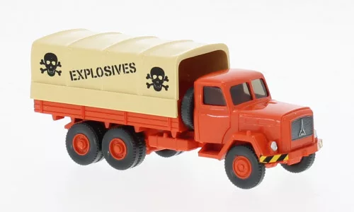 Wiking - Magirus Pritschen-LKW, hellrot, 1958, 1:87