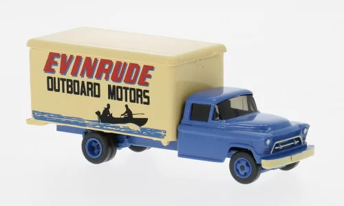 Wiking - Chevrolet Koffer-LKW, 1955, Evinrude Outboard Motors, 1:87