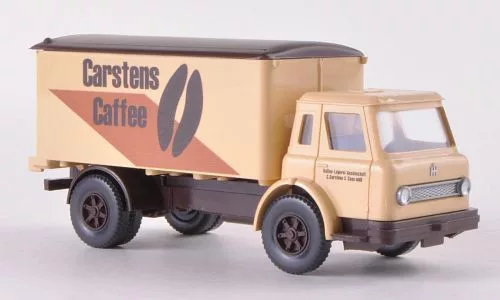 Wiking - International Harvester Koffer-LKW, Carstens Caffee, 1:87