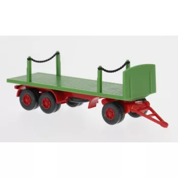 Wiking - Rungenpritschen-Anhänger grün/rot 1962