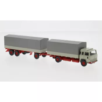 Wiking - Magirus 235 D, grau/rot, 1963, 1:87