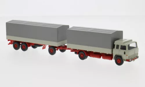 Wiking - Magirus 235 D, grau/rot, 1963, 1:87