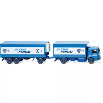 Wiking - MAN Kühlkofferlastzug, 1972, Inter Frigo, 1:87