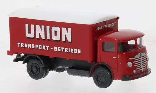 Wiking - Büssing 4500, rot, 1953, Union Transport, 1:87