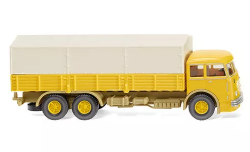 Wiking - Büssing 12.000, gelb, 1951, 1:87