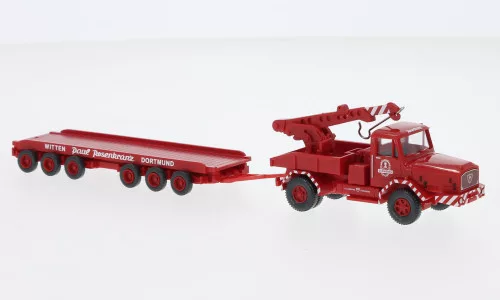 Wiking - Faun Tiefladehängerzug, 1965, Rosenkranz, 1:87