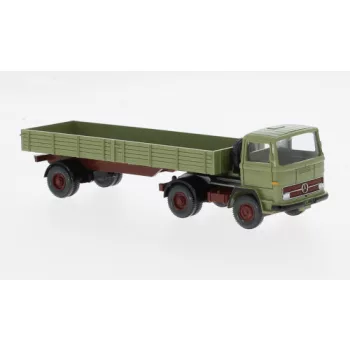 Wiking - Mercedes Pritschensattelzug, grün, 1:87