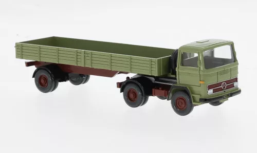 Wiking - Mercedes Pritschensattelzug, grün, 1:87