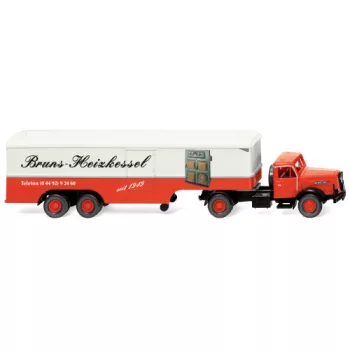 Wiking - Henschel Koffersattelzug, 1955, Bruns, 1:87
