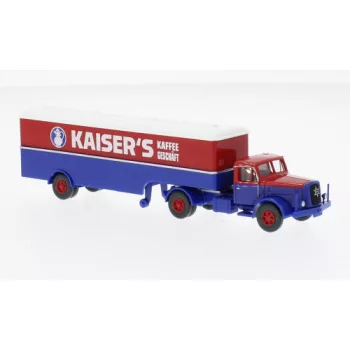   Wiking - Henschel Koffersattelzug, 1955, Kaisers Kaffee, 1:87