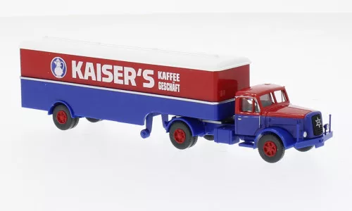 Wiking - Henschel Koffersattelzug, 1955, Kaisers Kaffee, 1:87