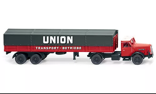 Wiking - Henschel Pritschensattelzug, 1950, Union Transport, 1:87