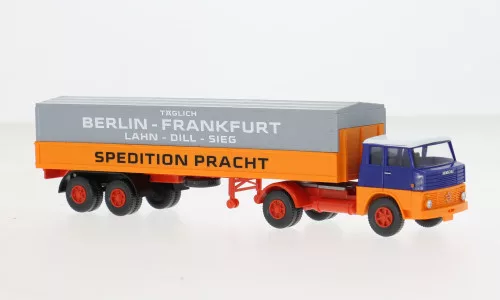 Wiking - Henschel Pritschensattelzug 1961 Spedition Pracht