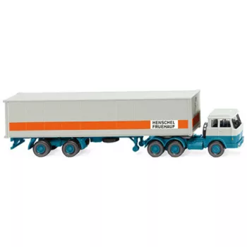   Wiking - Hanomag Henschel Containersattelzug, Henschel Fruehauf, 1:87